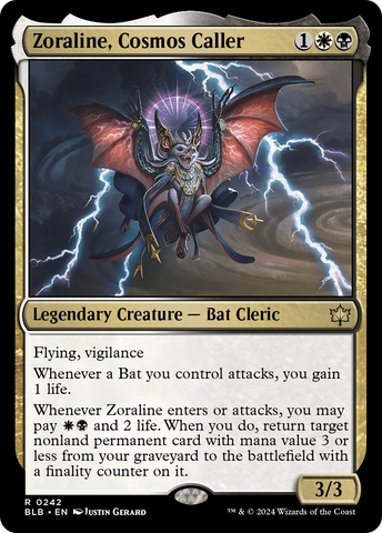 Zoraline, Cosmos Caller (BLB-242)  Foil - Bloomburrow