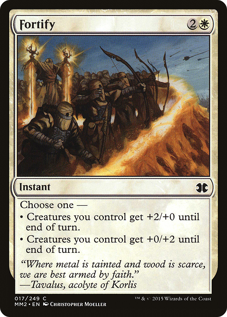 Fortify (MM2-017)  Foil - Modern Masters 2015
