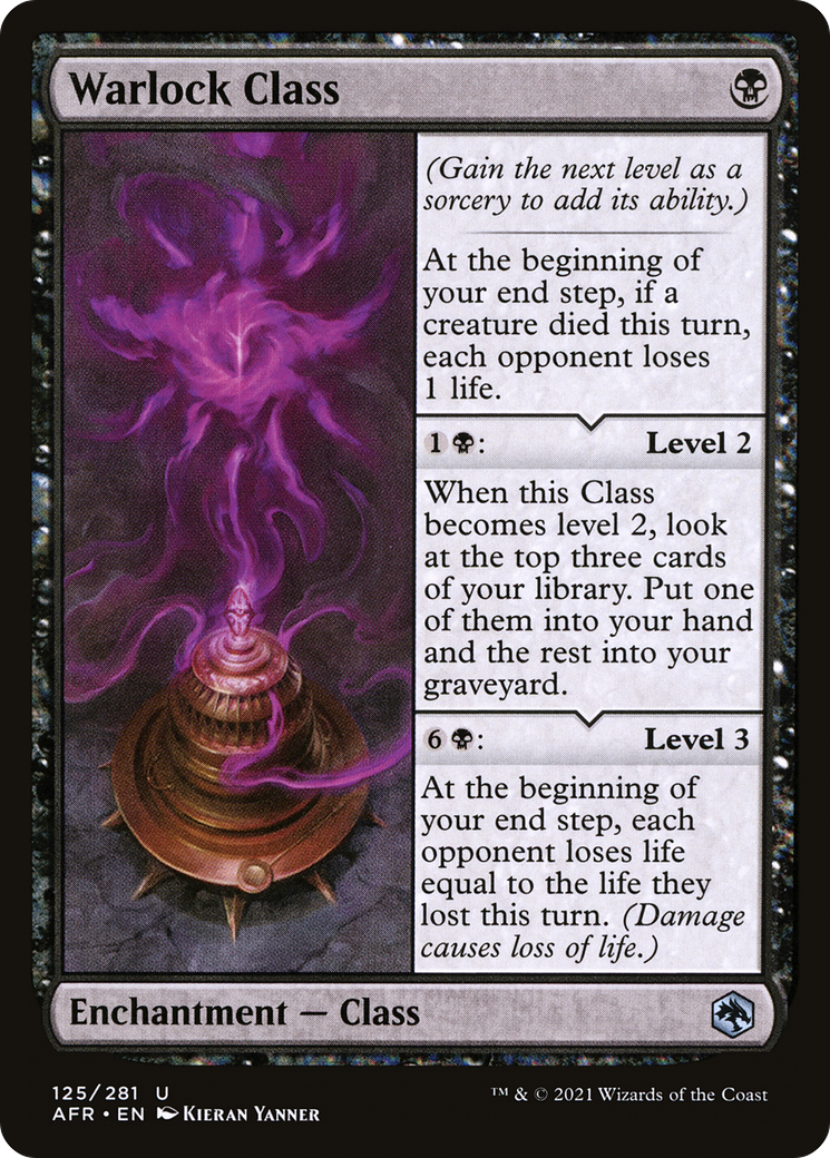 Warlock Class (AFR-125)  Foil - Adventures in the Forgotten Realms