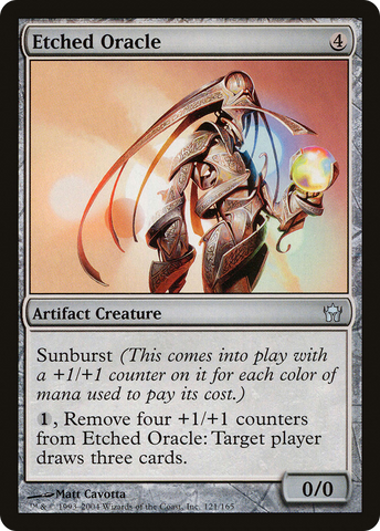 Etched Oracle (5DN-121)  Foil - Fifth Dawn