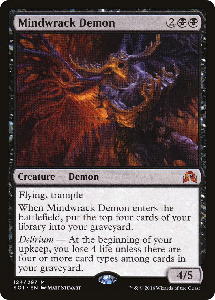 Mindwrack Demon (SOI-124)  - Shadows over Innistrad