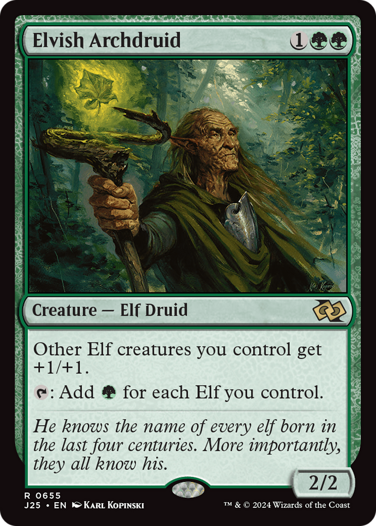 Elvish Archdruid (J25-655) - Foundations Jumpstart