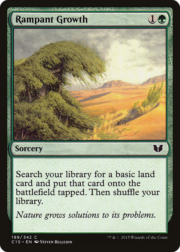 Rampant Growth (C15-199)  - Commander 2015