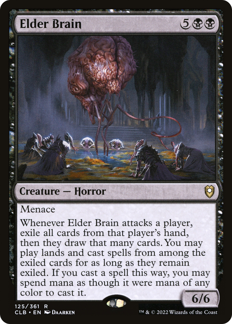 Elder Brain (CLB-125)  Foil - Commander Legends: Battle for Baldur's Gate