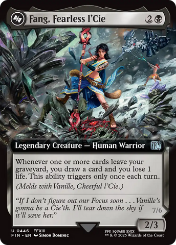 Fang, Fearless l'Cie (Extended Art) (FIN-446)  - FINAL FANTASY: (Extended Art)
