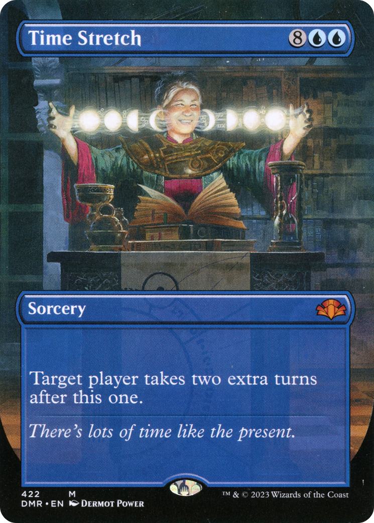 Time Stretch (Borderless) (DMR-422)  Foil - Dominaria Remastered