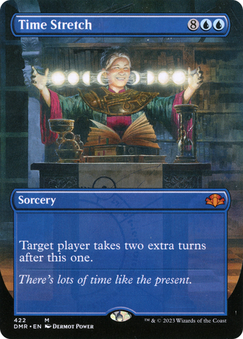 Time Stretch (Borderless) (DMR-422)  Foil - Dominaria Remastered