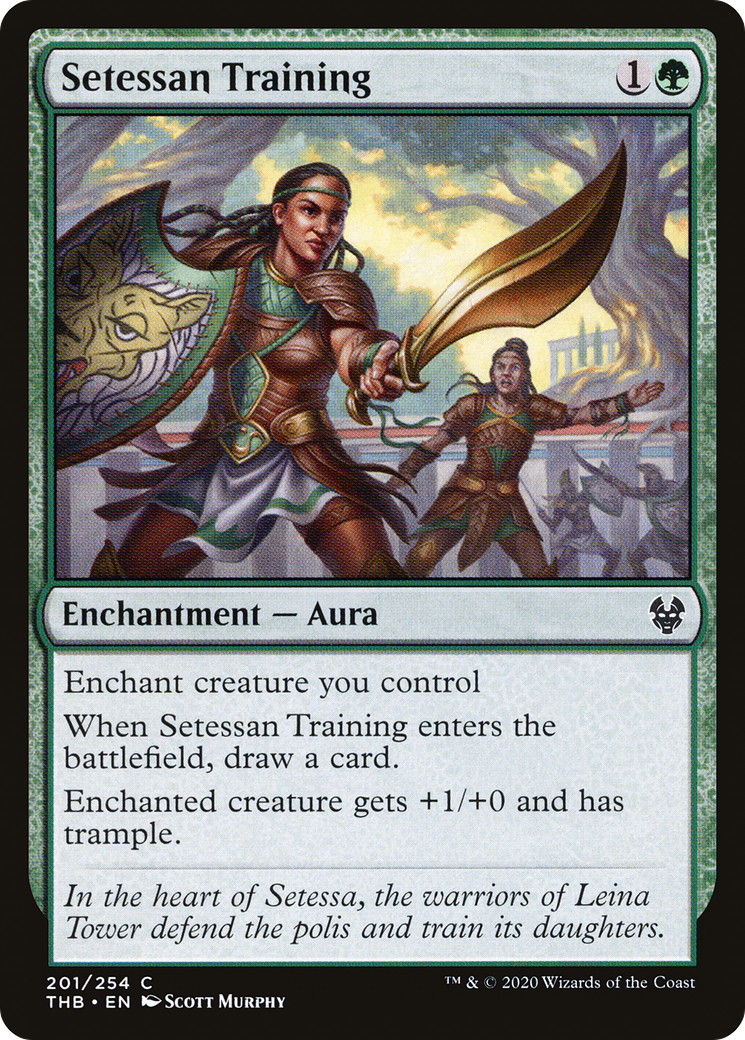 Setessan Training (THB-201)  Foil - Theros Beyond Death