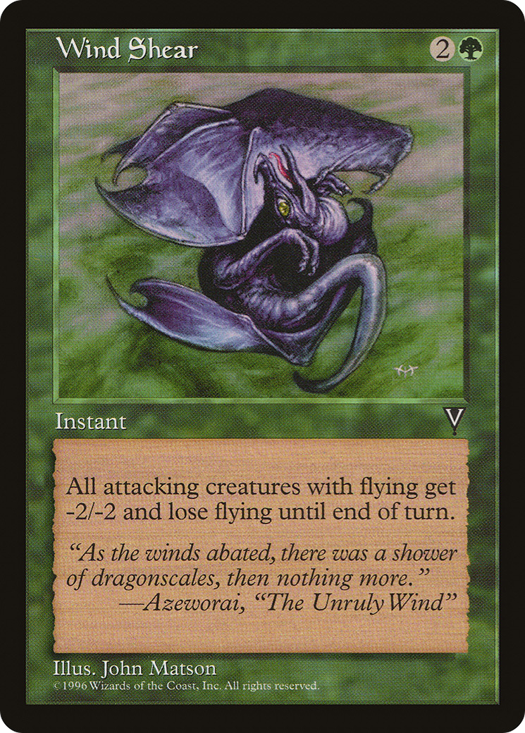 Wind Shear (VIS-)  - Visions
