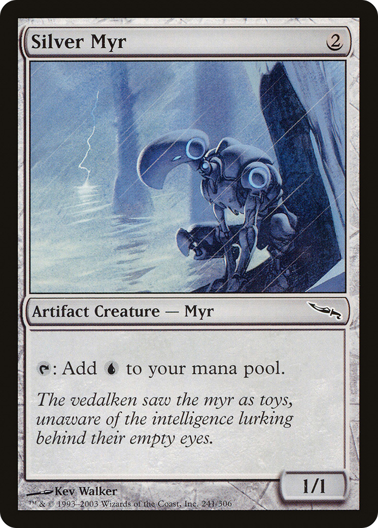 Silver Myr (MRD-241)  Foil - Mirrodin