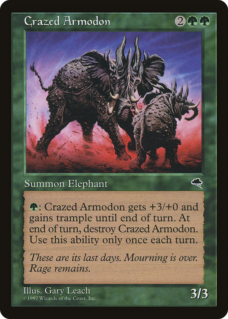 Crazed Armodon (TMP-220)  - Tempest