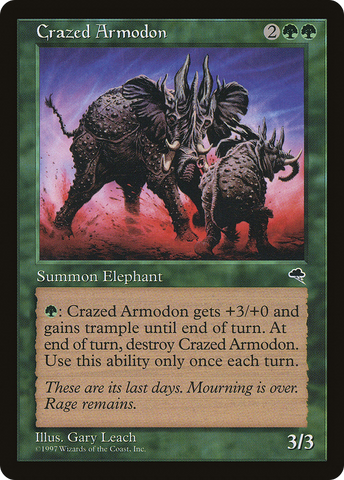 Crazed Armodon (TMP-220)  - Tempest