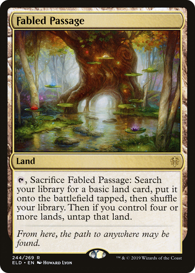 Fabled Passage (ELD-244) - Throne of Eldraine Foil