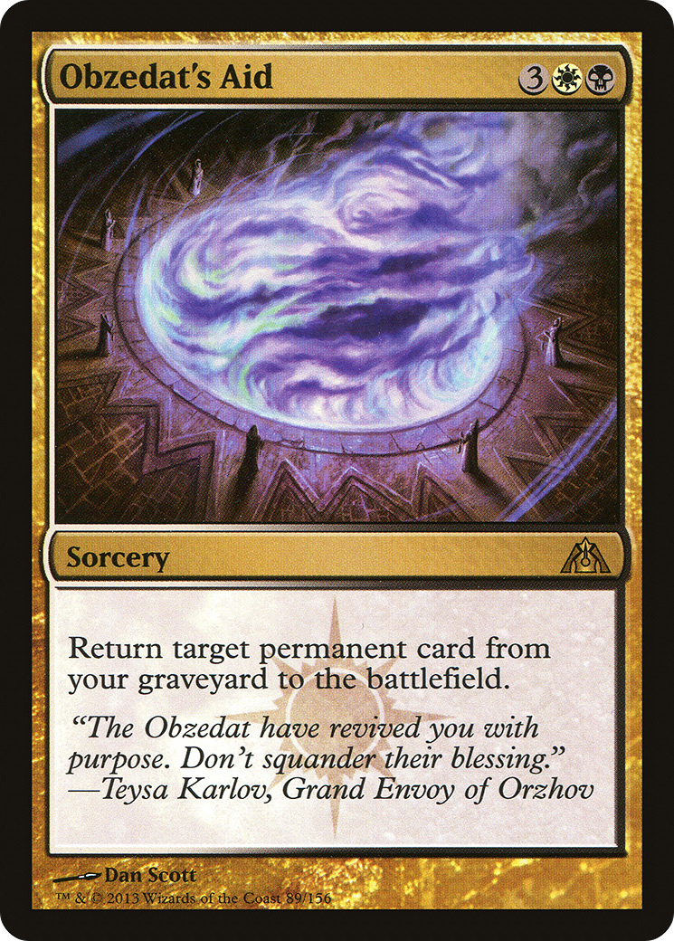 Obzedat's Aid (DGM-089)  - Dragon's Maze
