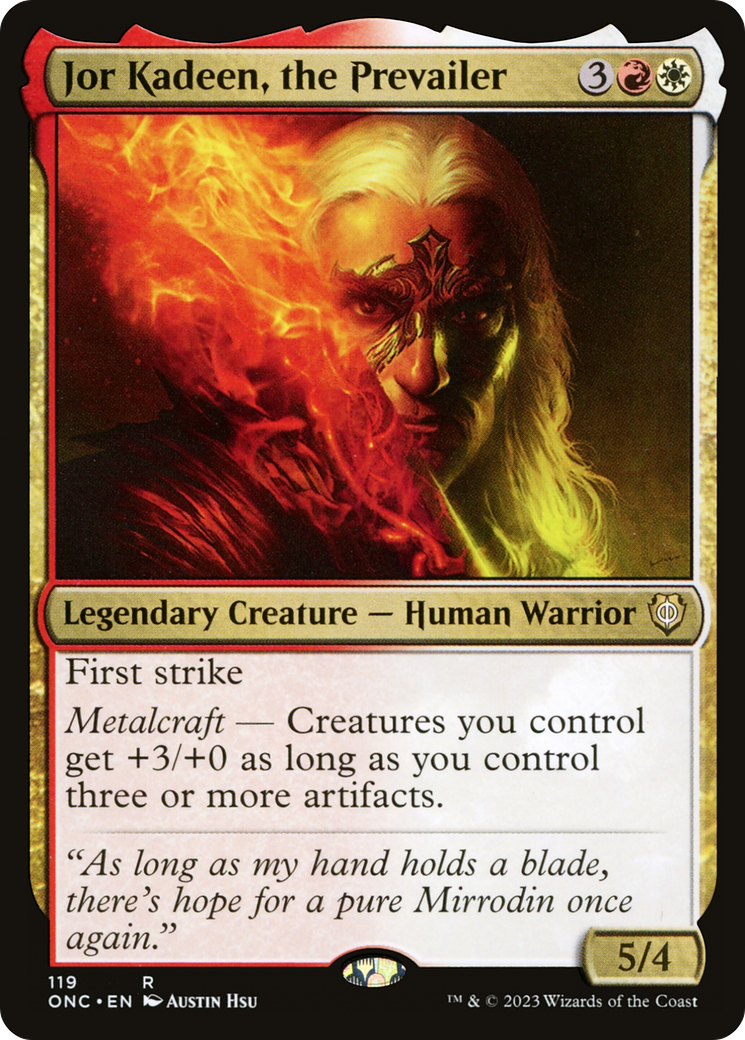 Jor Kadeen, the Prevailer (ONC-119)  - Phyrexia: All Will Be One Commander