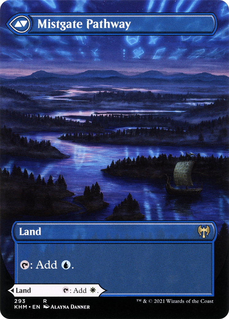 Hengegate Pathway (Borderless) (KHM-293) - Kaldheim: (Showcase) (Borderless) Foil