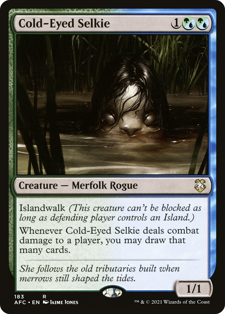 Cold-Eyed Selkie (AFC-183) - Adventures in the Forgotten Realms Commander