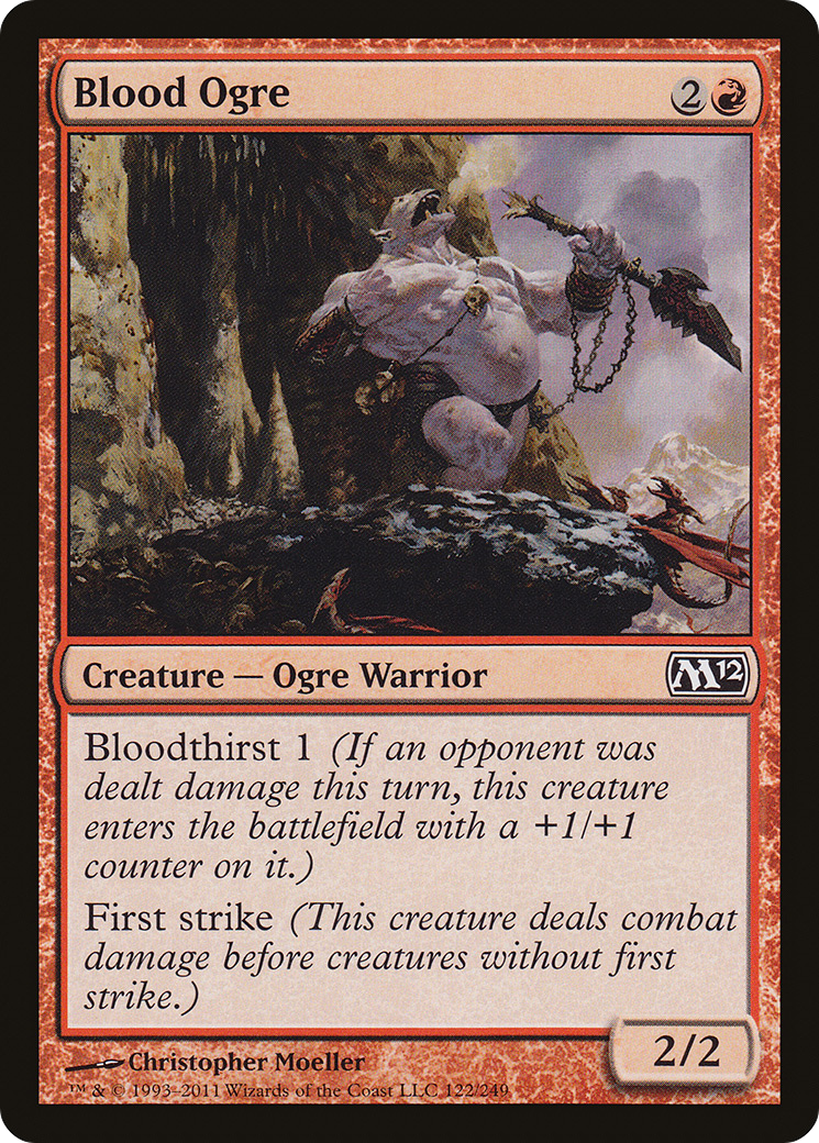 Blood Ogre (M12-122)  Foil - Magic 2012