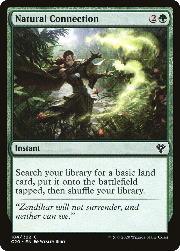 Natural Connection (C20-184)  - Commander 2020