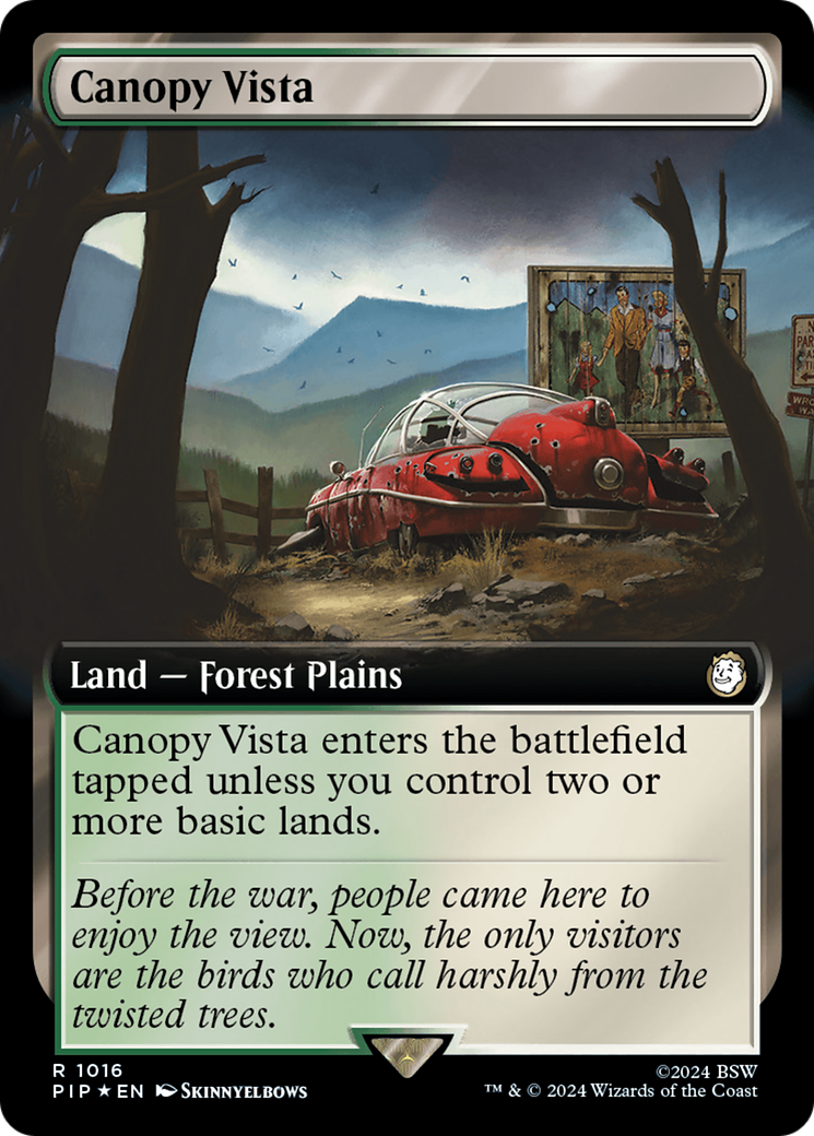 Canopy Vista (Extended Art) (Surge Foil) (PIP-1016)  Foil - Fallout: (Extended Art)