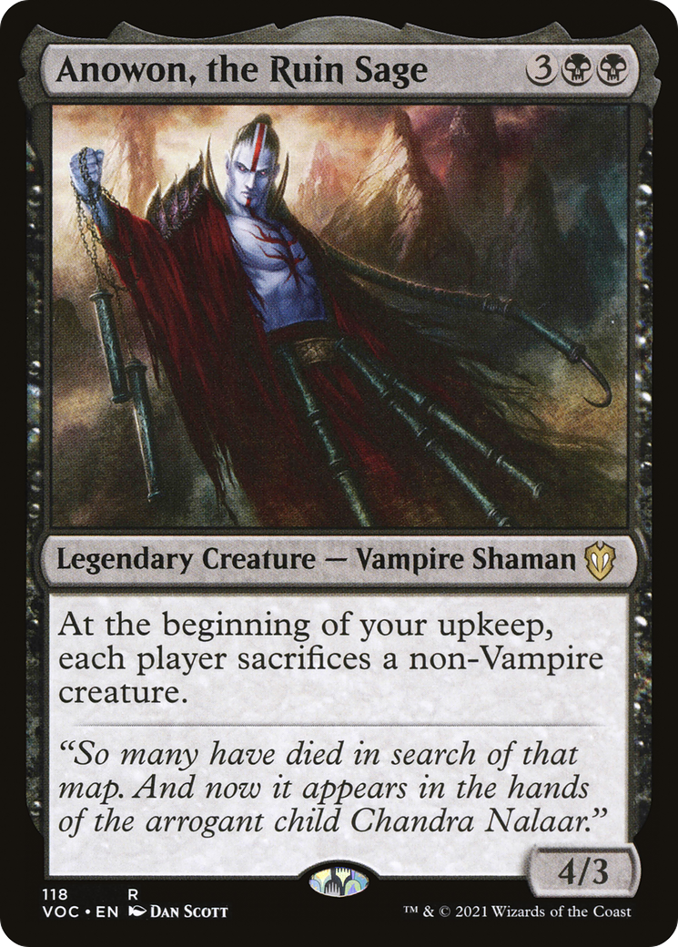Anowon, the Ruin Sage (VOC-118)  - Crimson Vow Commander