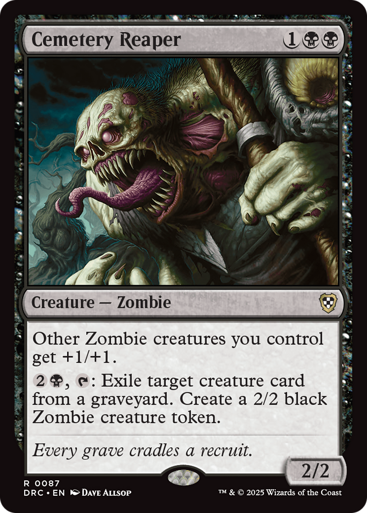 Cemetery Reaper (DRC-087)  - Commander: Aetherdrift