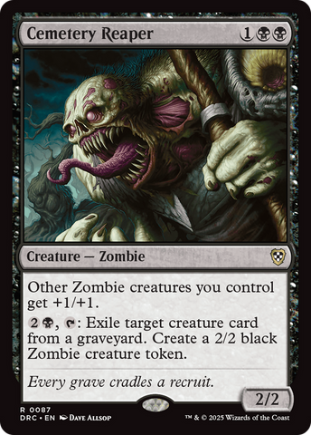 Cemetery Reaper (DRC-087)  - Commander: Aetherdrift