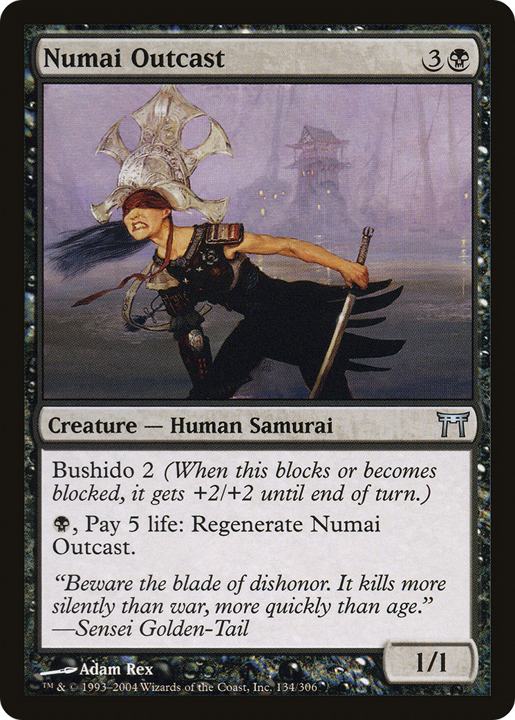 Numai Outcast (CHK-134) - Champions of Kamigawa Foil