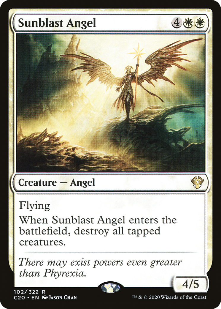 Sunblast Angel (C20-102)  - Commander 2020