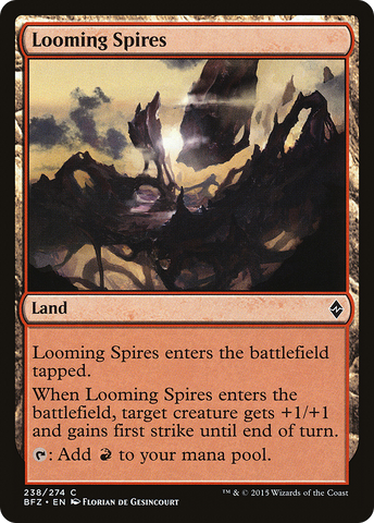 Looming Spires (BFZ-238)  Foil - Battle for Zendikar