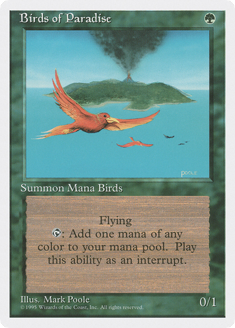 Birds of Paradise (4ED-118)  - Fourth Edition