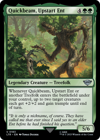 Quickbeam, Upstart Ent (LTR-183)  - The Lord of the Rings: Tales of Middle-earth
