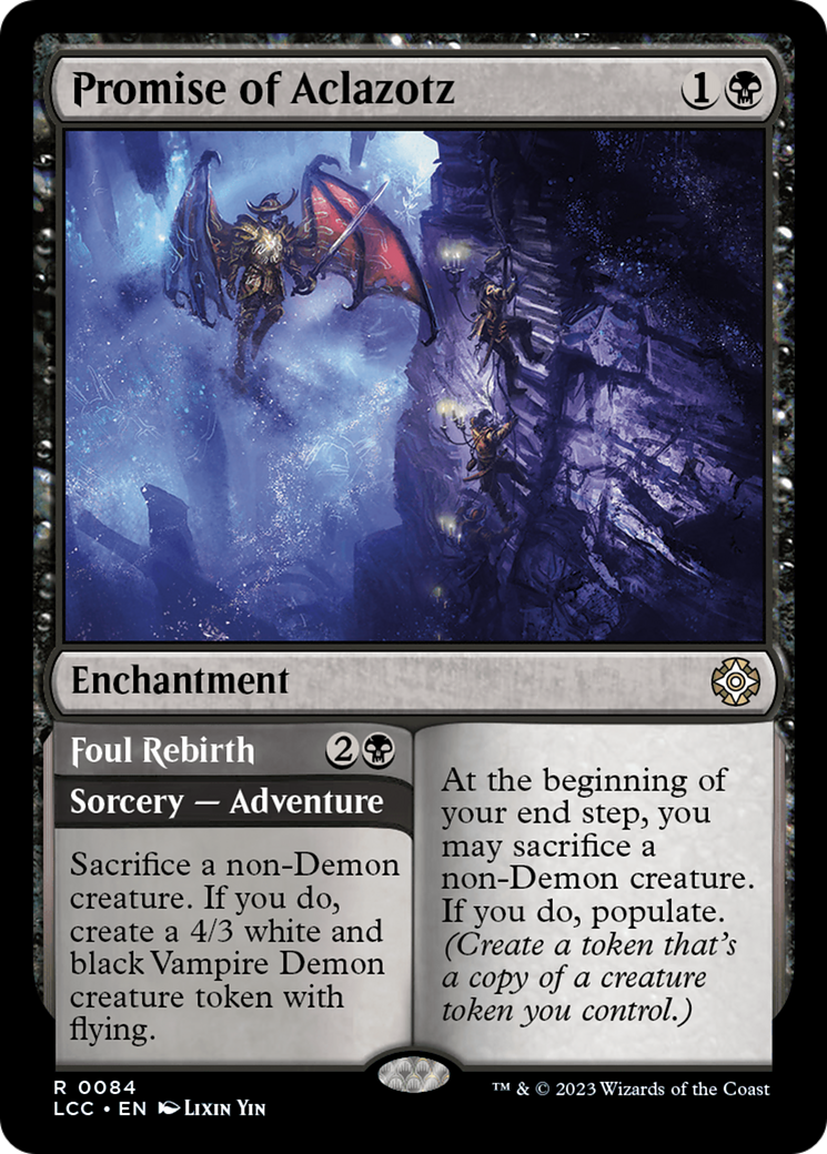 Promise of Aclazotz (LCC-084)  - The Lost Caverns of Ixalan Commander