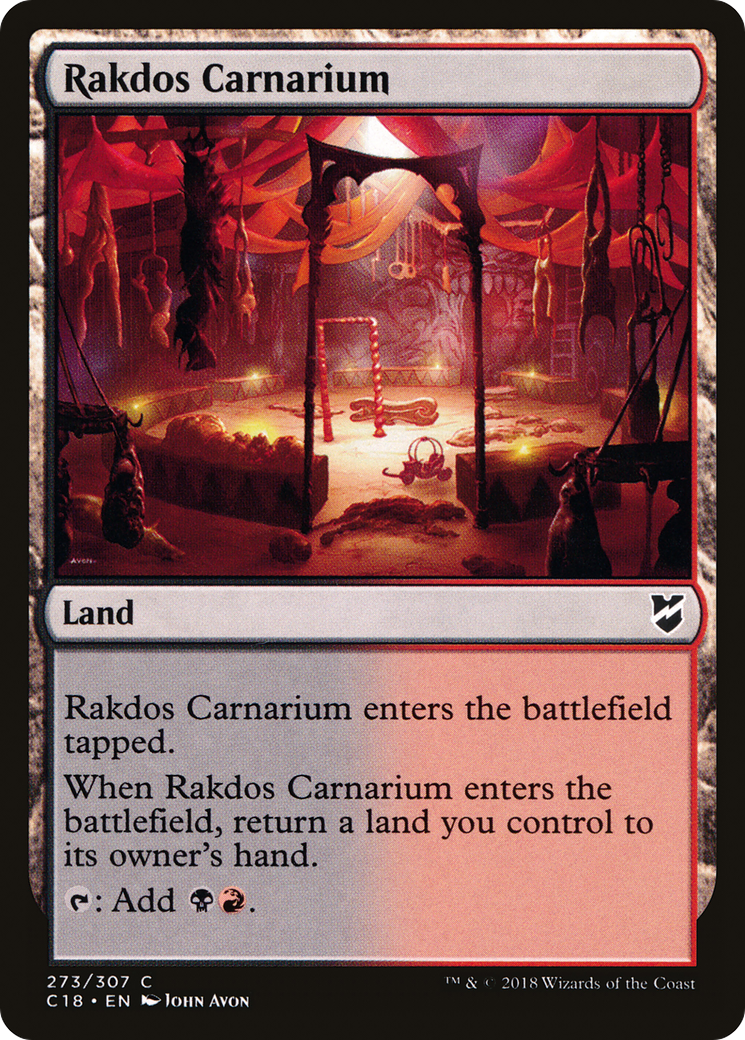 Rakdos Carnarium (C18-273)  - Commander 2018