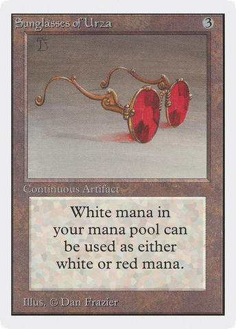 Sunglasses of Urza (2ED-)  - Unlimited Edition