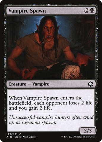 Vampire Spawn (AFR-123)  Foil - Adventures in the Forgotten Realms