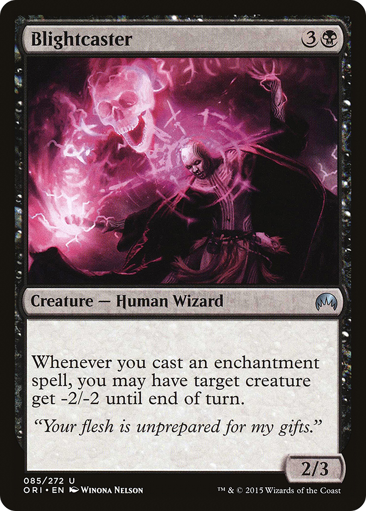 Blightcaster (ORI-085)  Foil - Magic Origins