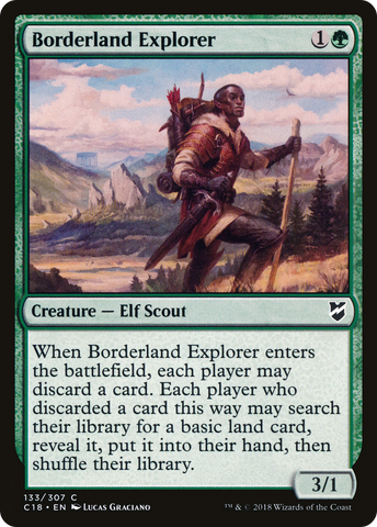 Borderland Explorer (C18-133)  - Commander 2018