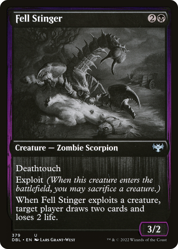 Fell Stinger (DBL-379)  Foil - Innistrad: Double Feature