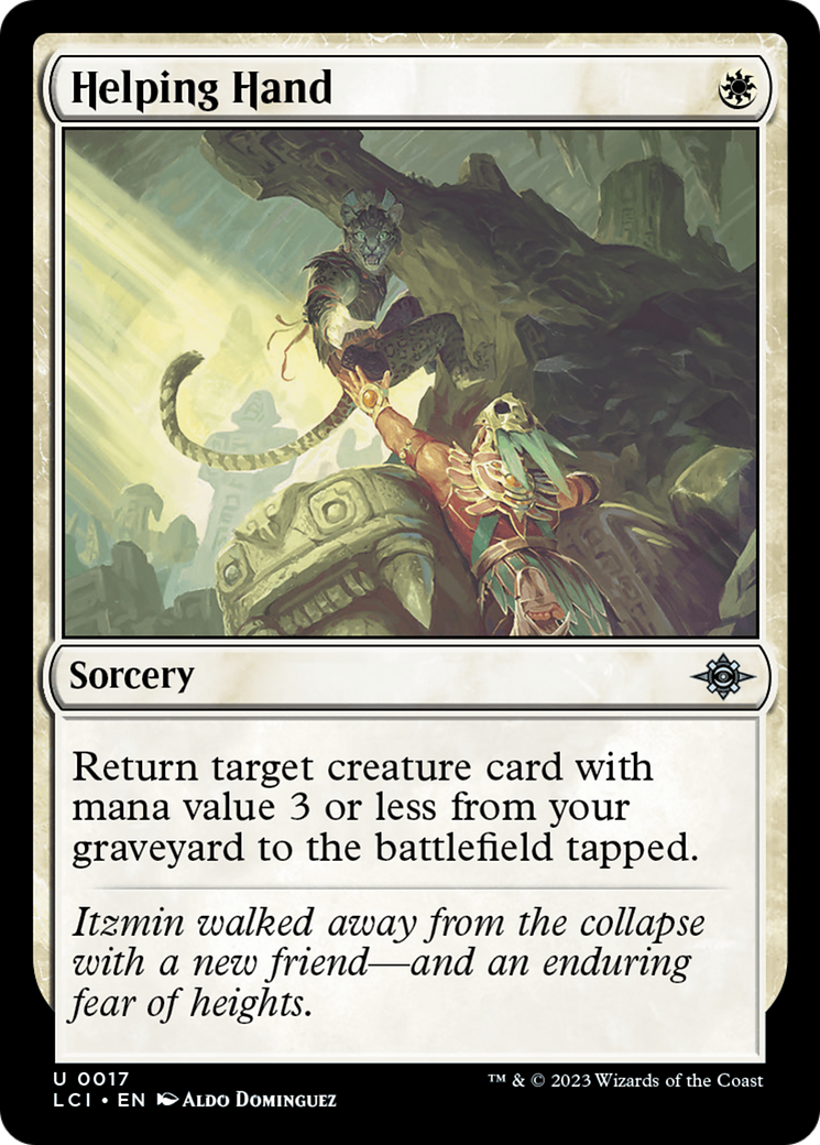 Helping Hand (LCI-017)  Foil - The Lost Caverns of Ixalan