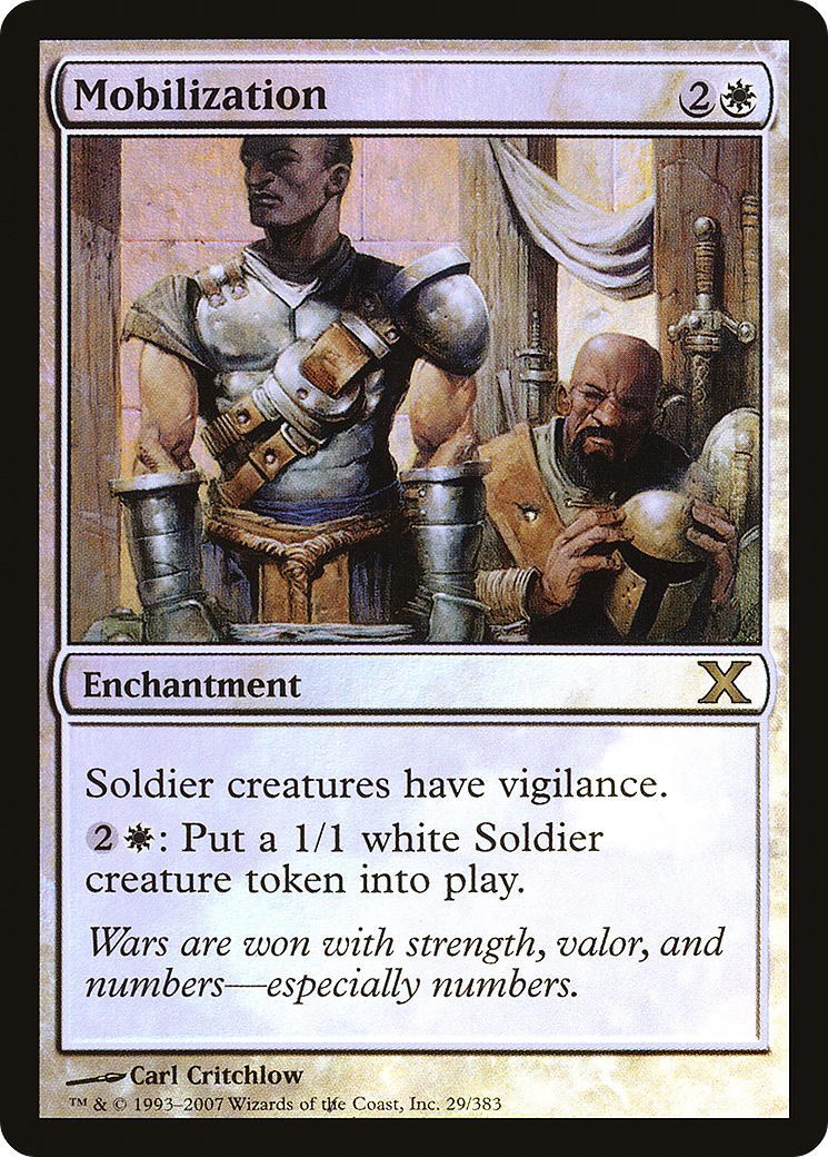 Mobilization (10E-29★)  Foil - Tenth Edition