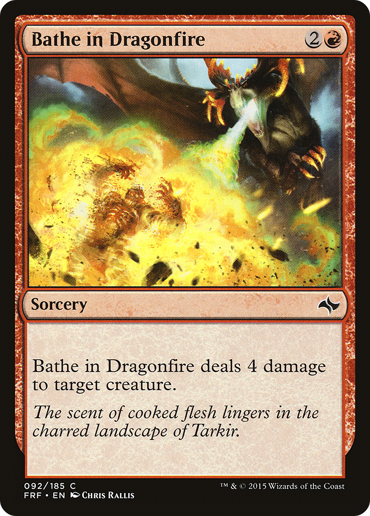 Bathe in Dragonfire (FRF-092)  - Fate Reforged