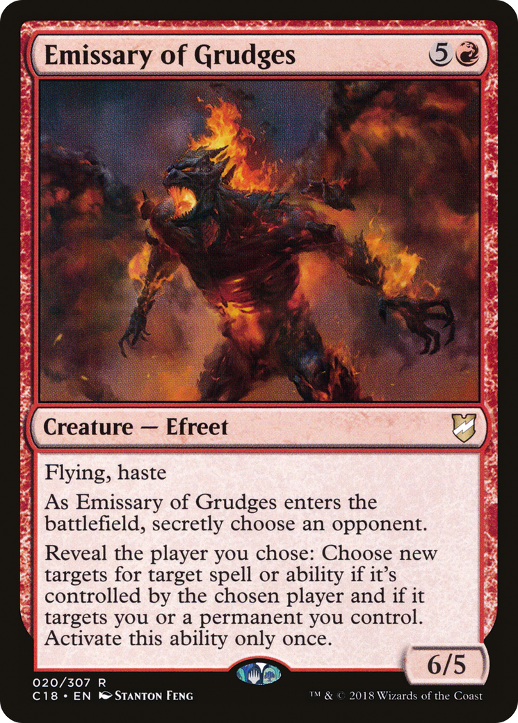 Emissary of Grudges (C18-020)  - Commander 2018
