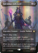 Zul Ashur, Lich Lord (Borderless) (Mana Foil) (FDN-389)  Foil - Foundations