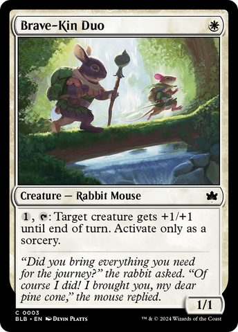 Brave-Kin Duo (BLB-003) - Bloomburrow