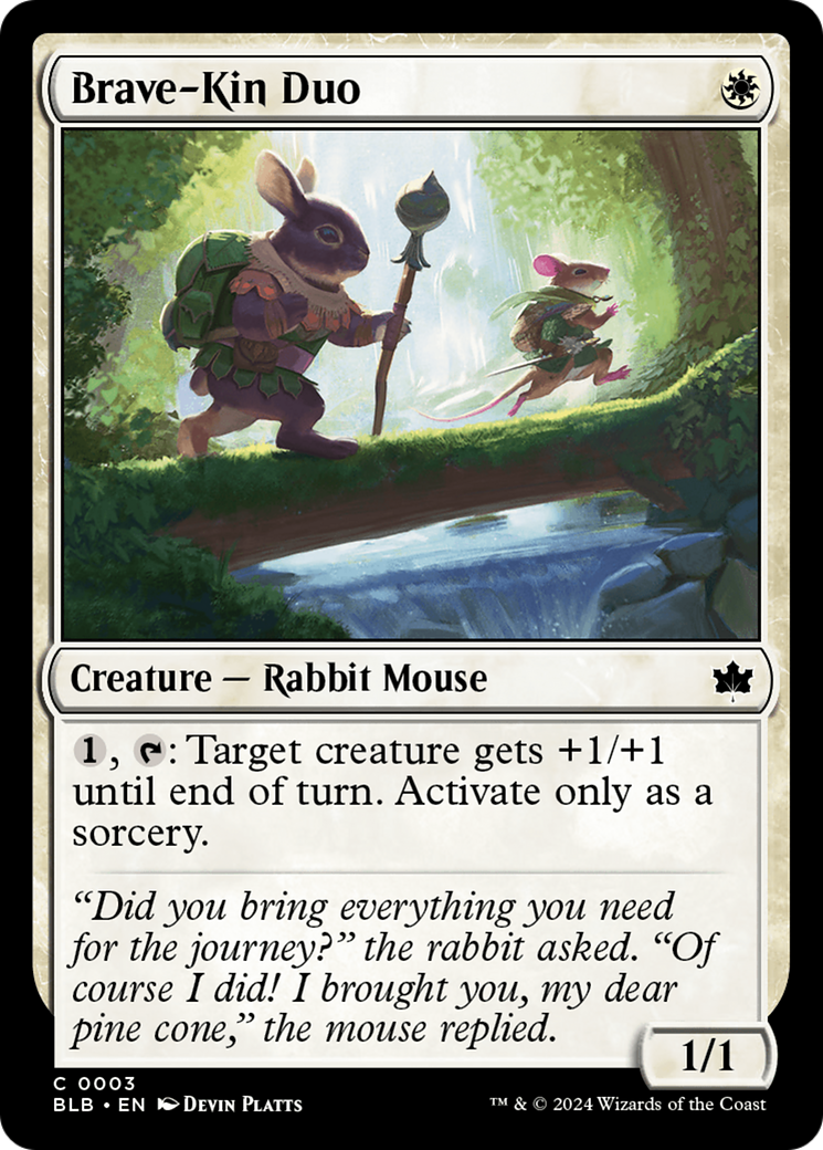 Brave-Kin Duo (BLB-003)  - Bloomburrow