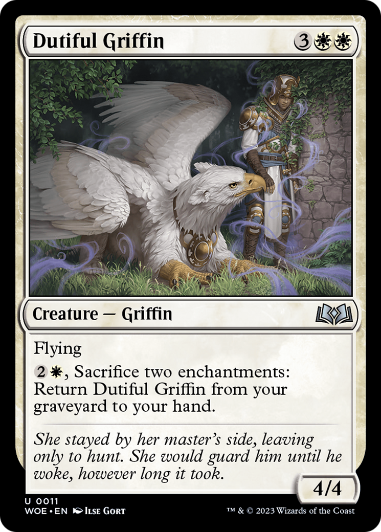 Dutiful Griffin (WOE-011)  - Wilds of Eldraine