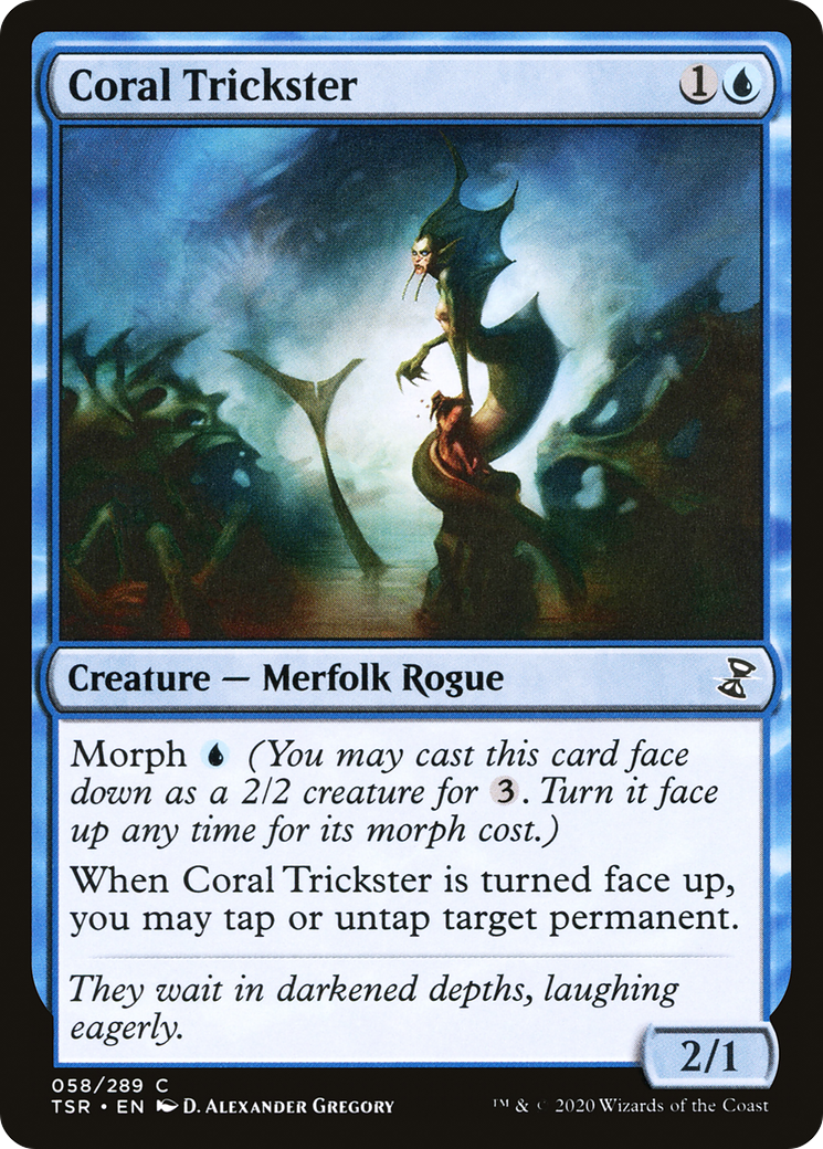 Coral Trickster (TSR-058)  Foil - Time Spiral Remastered