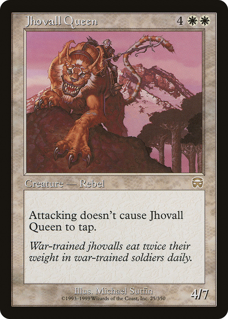 Jhovall Queen (MMQ-025)  - Mercadian Masques