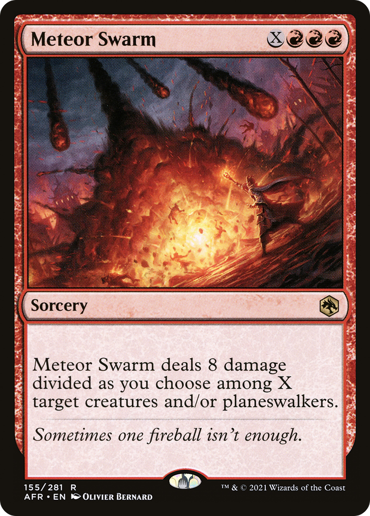 Meteor Swarm (AFR-155)  Foil - Adventures in the Forgotten Realms